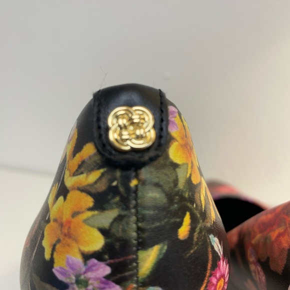 Elliot Lucca Catalina Floral Printed Pump Heels 7.5 - Picture 6 of 8